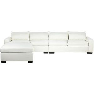 DKD Home Decor Sofa chaise longue beige crème hout modern 386 x 218 x 88 cm