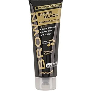 Tannymaxx Brown Super Black Tanning Lotion, per stuk verpakt (1 x 250 ml)