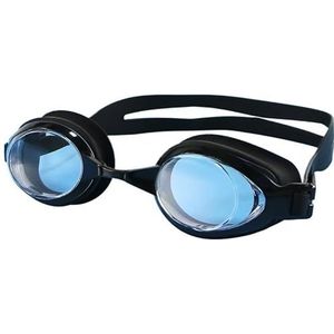 Zwembrillen for heren en dames, anticondens- en ultraviolette zwembrillen met breed zicht, tieners (Size : Pinkish green)