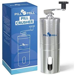 Pill Mill - Pil Vergruizer - Metalen Medicijnmolen - Gemakkelijk Transporteerbaar