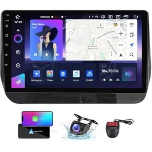 Android 13 Autoradio 9 Duim Touch Display Voor Hyundai H1 2 2017-2022 Met Carplay Android Auto/GPS/4G WiFi/FM RDS DAB+/Buletooth 5.0/Bediening op het stuur + Camera en DVR(NF-6)