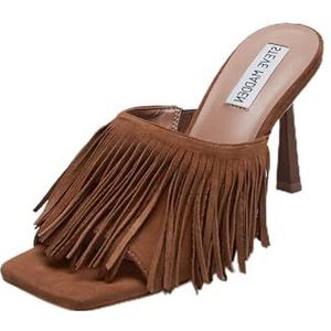 Steve Madden Morina-pomp voor dames, Cognac leer, 38 EU