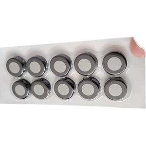 3D-scandoelen 100 stks Magnetische 3D Scanner Markering Punten Driedimensionale 12 Binnen en 18 Buiten Marker, totale Buitendiameter 20, 7 Dikte voor 3D-scannen