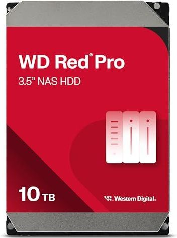 Western Digital - WD Red Pro - Harde Schijf - 10TB - Geoptimaliseerd voor NAS