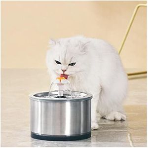 Huisdier Automatische Drinkfontein Roestvrij Staal for Huisdier Kat Hond Feeder Drinkbak Hond Drinkfontein (Color : A, Size : 1)