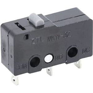 MWSQQGKCF Microschakelaar, 5 stuks, mini micro limiet switch, NO NC, 3 pennen, PCB terminals SPDT 5A 125V 250V 2 9 mm rolbooghendel, snap -actie, microschakelaar (3p met nagel)