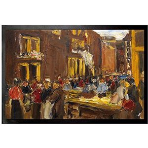 1art1 Max Liebermann Jewish Alley In Amsterdam, 1905 Deurmat 60x40 cm