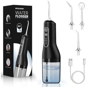 PQETBV Dental Spray Water Pulse Generator, uitgerust met 4 modi en 4 mondstukken voor tandheelkundige waterimpulsgenerator, waterimpulsgenerator en irrigator