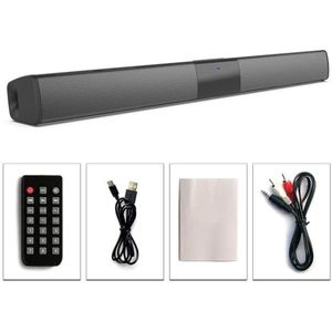 Soundbar-luidsprekers, Bluetooth 5.3, stereo soundbar surround sound home cinema met afstandsbediening, ondersteuning RCA AUX TF-kaart