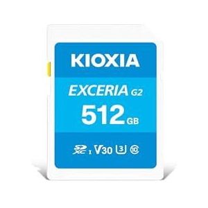 Kioxia - Exceria G2 - Geheugenkaart - 512 GB - MicroSDXC - Blauw