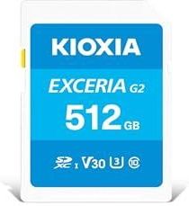 Kioxia - Exceria G2 - Geheugenkaart - 512 GB - MicroSDXC - Blauw