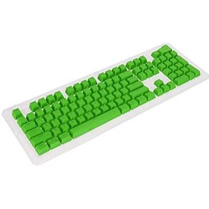 Keycaps-set, 2 Kleuren Spuitgiettoetsenbordtoetsen, Lichttransmissie-olieafstotende Coating, OEM-hoogte voor Mechanisch Toetsenbord (kaas groen)