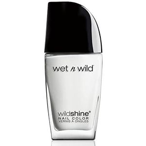 Wet n Wild, Wild Shine Nail Color, Nagellak Zonder Formaldehyde, Tolueen en Ftalaten, Langhoudende en Sneldrogende Formule, French White Crème