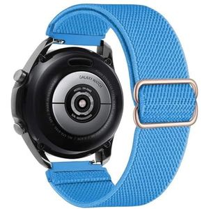 20mm 22mm Nylon Band for Garmin Vivoactive 4 3 HR Band Horloge Venu 2 SQ Forerunner 645 elastische Polsband Armband Fenix ​​6 5 Pro (Color : Blue, Size : 20mm)