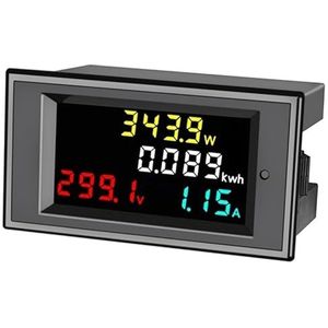 4 In 1 DC Voltmeter Amperemeter Power Energy Meter 7-20V/14-600V 0-20/50/100A LCD Digitale Multimeter HD Kleurenscherm Batterij Monitor(DC14-600V 0-100A)