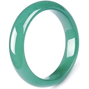 Jade armbandjade, damesarmbanden Natuurlijke Jade Bangle Armband for Vrouwen Aventurijn Jade Groene Jadeïet Bangle Echt met Certificaat Cadeaus for Valentijn (Color : Green_64mm)