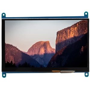 7 Inch HD Display Touchscreen, HDMI 1024x600 Capacitieve Display LCD-scherm voor Raspberry Pi Generation 1 2 3, Computer Monitor Ondersteunt Windows 7 8 10