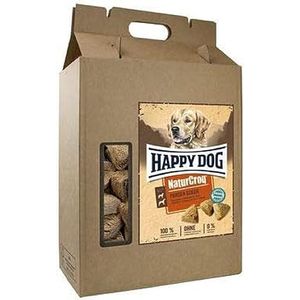 Happy Dog 60745 NaturCroq Pansen-hoeken, volkorensnack voor middelgrote en grote honden, 5 kg inhoud