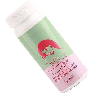 Teststrips voor Moedermelk, Nauwkeurige Resultaten 120s Detectie Teststrips voor Borstvoeding 25 Stuks voor Thuis voor Vrouwen