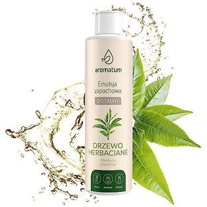 AROMATUM Sauna-Infusie, 250ml Sauna Infusion, Extract Concentraat met Theeboomolie, Sauna Oliën | BIO Etherische oliën Natuurlijke Sauna Infusion | Saunaolie voor Aromatherapie Intensief Aroma