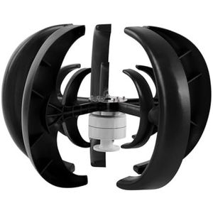 Generator, 1000W Wind Kit 5 Bladen Generator for Boot Opladen Zwarte Lantaarntype Industriële Energie Apparatuur Windgenerator,voor Home Farm RV Boat(400w)