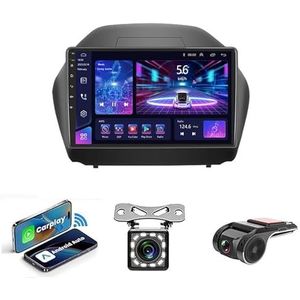 9-inch Touchscreen Autoradio Met Bluetooth Autoradio Voor Hyundai Tucson 2 IX35 2010-2015 Plug en Play Android 14 2Din Autoradio Radio Android Automatische Bluetooth USB RVC SWC(NF-4 4G WIFI 4G+64G)