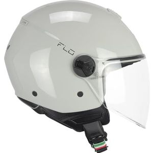 Cgm - 167a Flo Mono Open Helm - Zwart - Lichtgewicht - Veiligheid