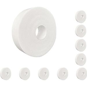 10 Set van Waterdichte Voet Hiel Tape Anti Blister Anti Wrijving Hiel Protector 5M Wit, 2.5 x 5m