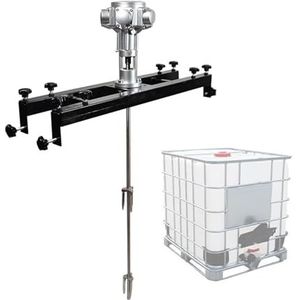 Luchtroerder, mengkraan voor tanks, 1000 liter in de handel verkrijgbare verfroerder met haken, uitrusting voor het mengen van lakken (largefivecylinders)