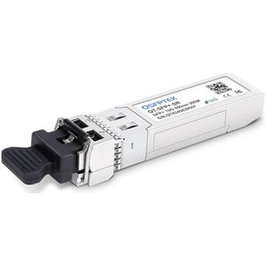 QSFPTEK 10G SFP+ Module LC Multimode Transceiver 10GBASE-SR for HPE J9150A (850nm, 300M, with DDM)