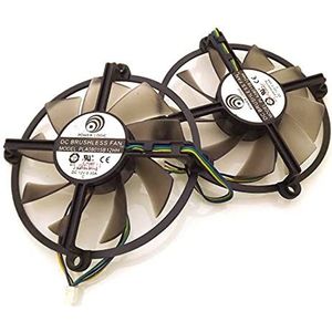 LMNCBVYA High-Performance 12V DC Brushless Cooling Fan for GTS450 GTS250 GT430 Graphics Cards - 4Pin 85mm PLA08015B12HH