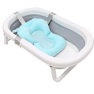 Baby Bad Seat Ondersteuning Drijvende Baby Kussen Zachte Baby Bad Kussen Antislip Bad Seat Pad Opvouwbare Baby Bad Pad Voor Pasgeboren 0-12 Maand Zonder Bad