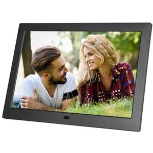 10,1 Inch HD Digitale Fotolijst 1280x800 Ultradunne LED Elektronisch Fotoalbum LCD-fotolijst For Kerstverjaardagscadeaus Eenvoudig Delen Momenten(DPF-1005-Black)