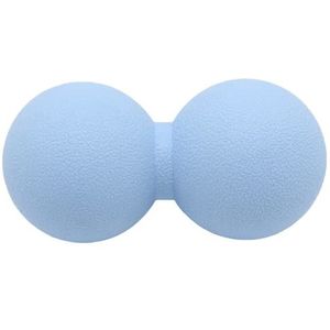 Harde pinda-massagebal, dubbele lacrosse-massagebal. Diepe weefselmassageroller, mobiliteitsbal voor fysiotherapie, myofasciale release, spierontspanner, acupuntmassage