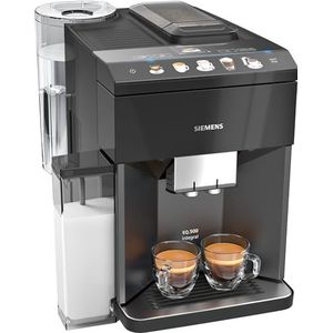Siemens Volautomatische espressomachine EQ.500 integral TQ505D09, vele koffiespecialiteiten, melkopschuimer, integr. melkreservoir, keramisch maalwerk, warmwaterfunctie, automaat. stoomreiniging, 1500