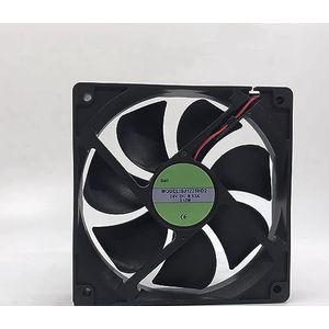 LMNCBVYA DC 24V 0.13A SJ1225HD2 12025 12cm 2-Wire Ball Bearing Chassis Fan for Optimal Airflow