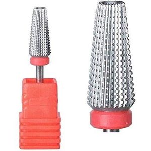 Natury Nails 5-in-1 frees van wolfraamcarbide voor nagelfrees, Russische manicure, pedicure, nagellak, acrylnagels en gelnagels (fijne korrel)