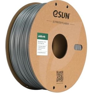 eSUN - eABS+HS - 3D Printer Filament - Zilver - 1.75mm - 1KG Spoel
