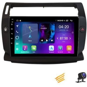 ZARAPLUS Android 13 Autoradio MP5-Speler Met Navigatie 9-inch multimediasysteem Voor Citroen C4 2004~2014 Touchscreen Car Stereo Voor 4G/WIFI/FM RDS/SWC/DSP/Android Auto/Carplay,B,NF1