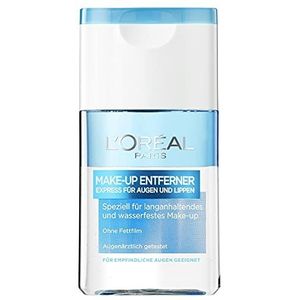 L'Oréal Paris Make-up-verwijderaar voor gevoelige ogen, waterbestendig, langdurig, 125 ml