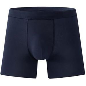 Ultra-absorberende incontinentie-boxershort voor heren, lekvrij, herbruikbaar, zacht en comfortabel incontinentie-ondergoed (donkerblauw - 1 stuk, XXXL)