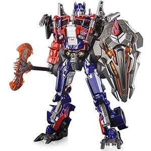 Transformers-speelgoed: Weijiang M01 Optimus Prime mobiele speelgoedactiepop met platte kop, Transformers-speelgoedrobot, kinderspeelgoed van 8 jaar en ouder.Speelgoed is 13 centimeter lang