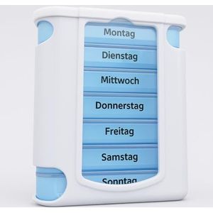 Pillendoos Pillentoren Tablettenbox 7 dagen/4 vakken