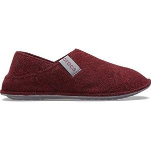 Crocs Classic Convertible Slipper uniseks-volwassene Loafers,Burgundy/Charcoal,37/38 EU