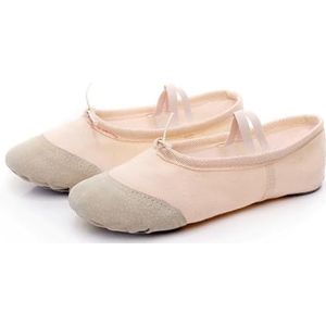 Klassieke dansschoenen voor meisjes met zachte zool van canvas, professionele dansschoenen voor kinderen, klassieke dansen, gymschoenen voor ballet, yoga in Pal