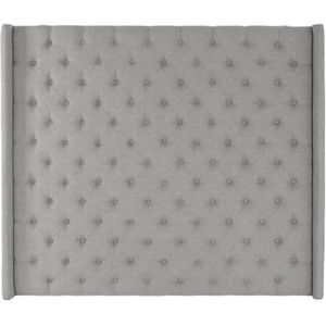 Home ESPRIT Hoofdbord voor bed, grijs, MDF, 194 x 20 x 170 cm
