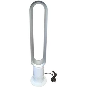 Dyson Cool AM07 Ventilator met afstandsbediening, 100 cm, 9 uur timer, torenventilator, stil, wit/zilver, energiebesparend, staande ventilator voor slaapkamer, volume 48 dB, 10 standen