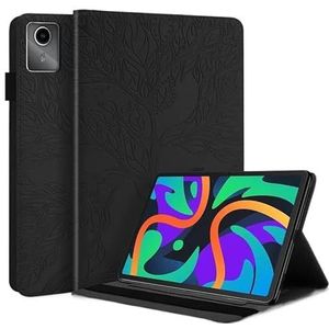 Tablet Case Geschikt for Lenovo Xiaoxin Pad 11 inch 2024 TB-331FC Boom Reliëf Stand Back Shell Cover(Black)