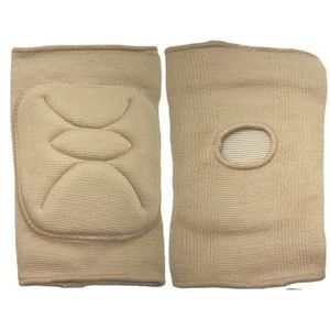 Knieondersteuning, Kniebeschermers Sportondersteuning Verdikte Spons Antislip Antibotsing Geschikt For Dansyoga Kniebandages(A,XL)