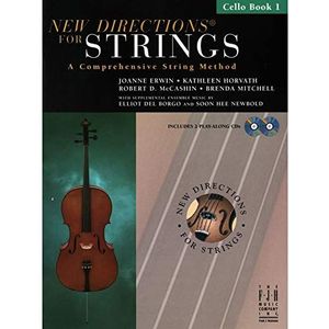 New Directions For Strings: A Comprehensive String Method - Book 1 (Cello). Bladmuziek, Cello CD